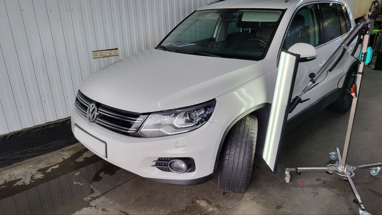 Удаление вмятин без покраски Volkswagen Tiguan