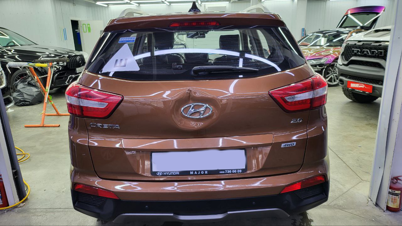 Удаление вмятин без покраски Hyundai Creta