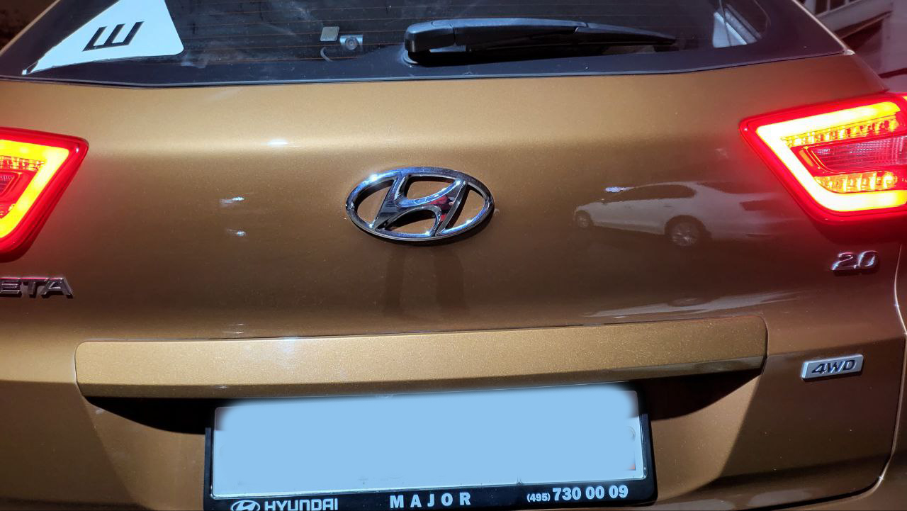 Удаление вмятин без покраски Hyundai Creta