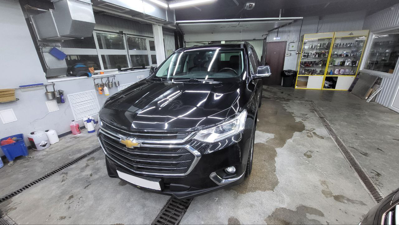 Удаление вмятин без покраски Chevrolet Traverse